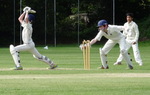 1st XI in action in the field against Daneshill