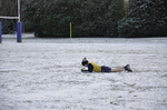 Snow - rugby practices go on!