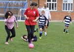 moms vs under 8 football