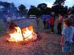 Year 8 last night camp out at the Lords