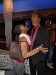 Mademoiselle Cissé is delighted to meet Morgan Freeman!