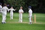 The joy of taking a wicket by bowling a St. Andrew's batsman